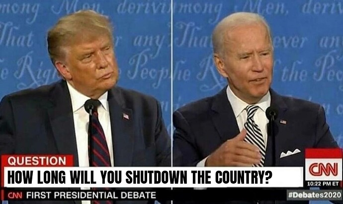 2020 Presidential Debate Parody Questions 22102020234841