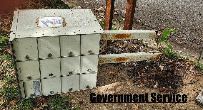 Downed Mail Box